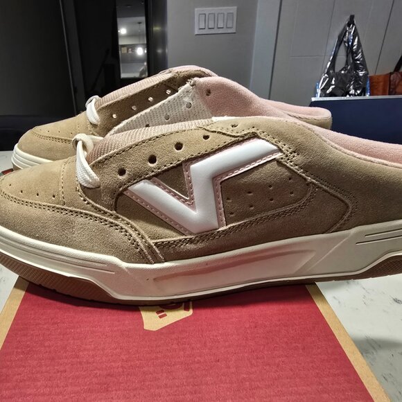 VANS UPLAND MULE SHOE MEN'S 10 BEIGE TAN 2025 VN000D7APNK NEW 2025 RARE - Picture 4 of 10